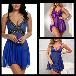 3 NEW BABYDOLL LINGERIE